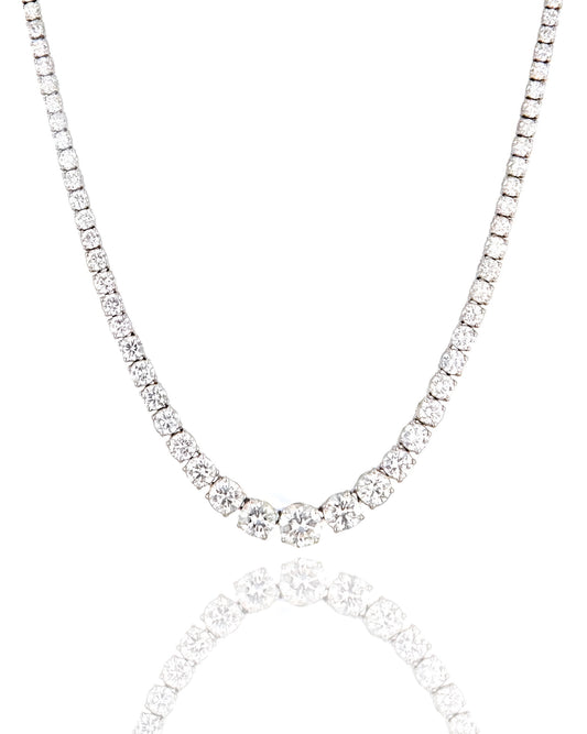 Calvésia Tennis Necklace - Opal Whispers